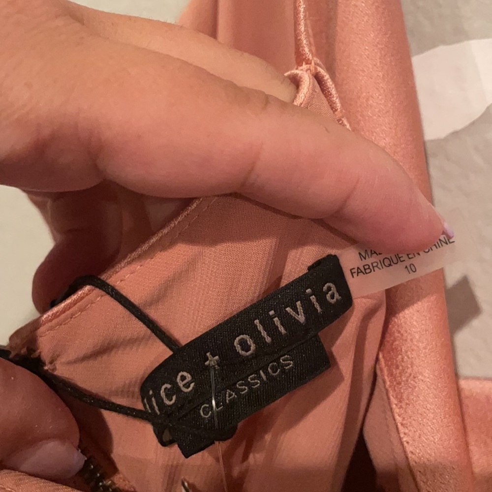 Sold 🆕ALICE + OLIVIA Harmony Roseslip dress Sz 10 - Picture 8 of 16